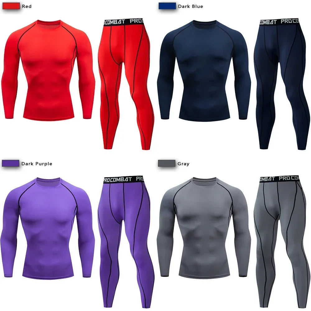 Women Compression Sportswear Set Two Piece Yoga Tracksuit