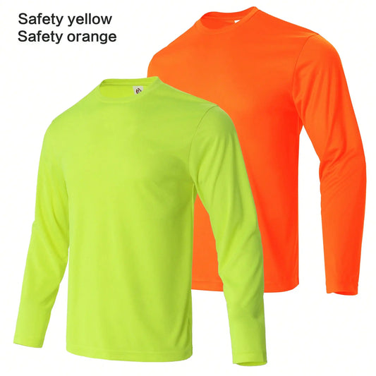 Unisex Performance Long Sleeve Tee Breathable Moisture Wicking