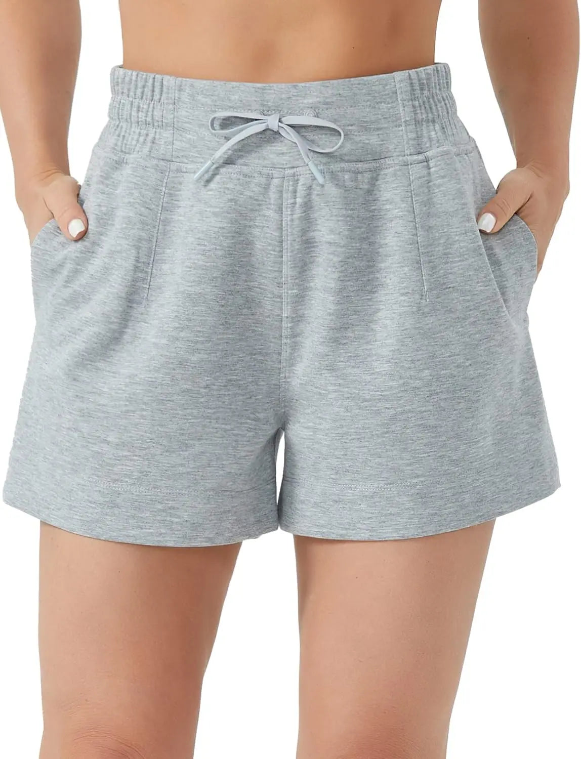 Women Drawstring High Waist Shorts Ultra Soft Comfort