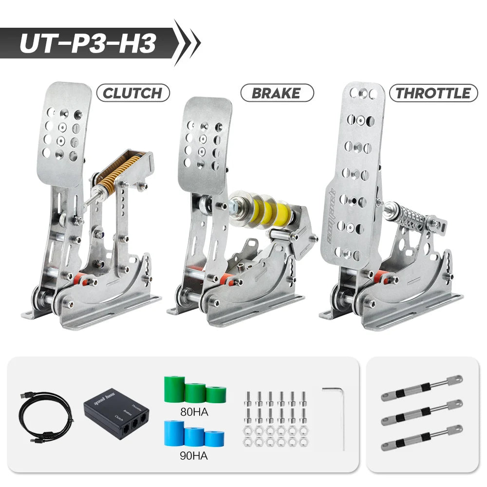 SimJack UT Pedals Sim Racing Load Cell Hydraulic Pedal