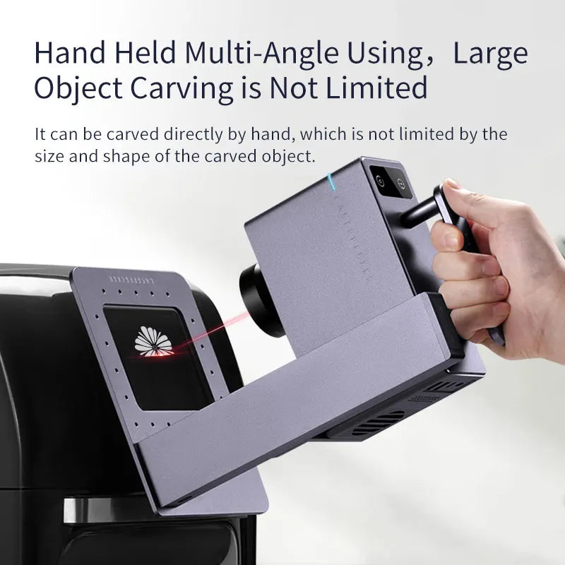 LaserPecker 10KW Laser Engraver CNC 4K Bluetooth 5.0 DIY Handheld Portable Engraving On Metal colored plastic Jewelry LP3
