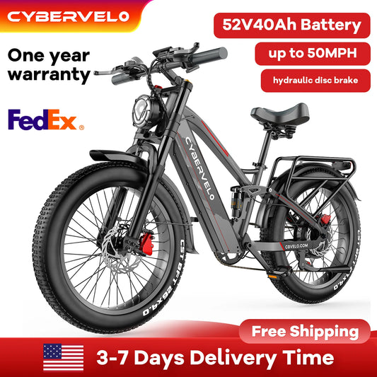 CYBERVELO Strong Power 5000W Off Road Electric Bike EK9