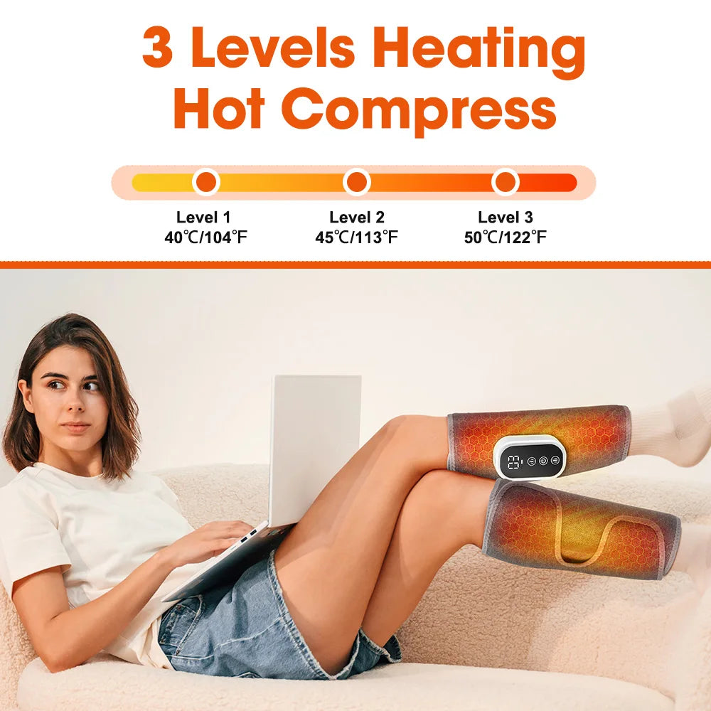 PastSky 360 Degree Wireless Calf Massager With Heating