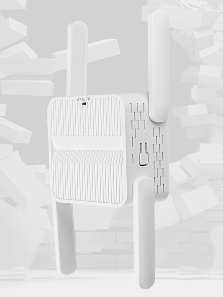 WiFi 6 Repeater Extender 1500Mbps WiFi 6 Range Extender Dual Band 2.4G/5GHz Wi-Fi Booster with Ethernet Port Long Range Amplifer