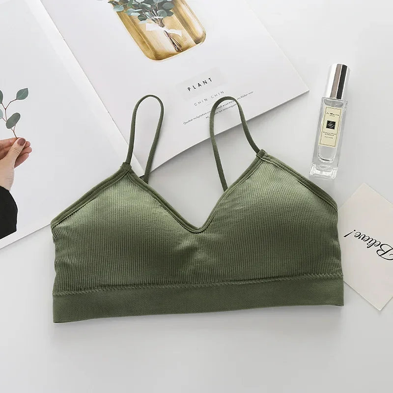 Backless Sports Bra for Women Breathable Nylon Bralette