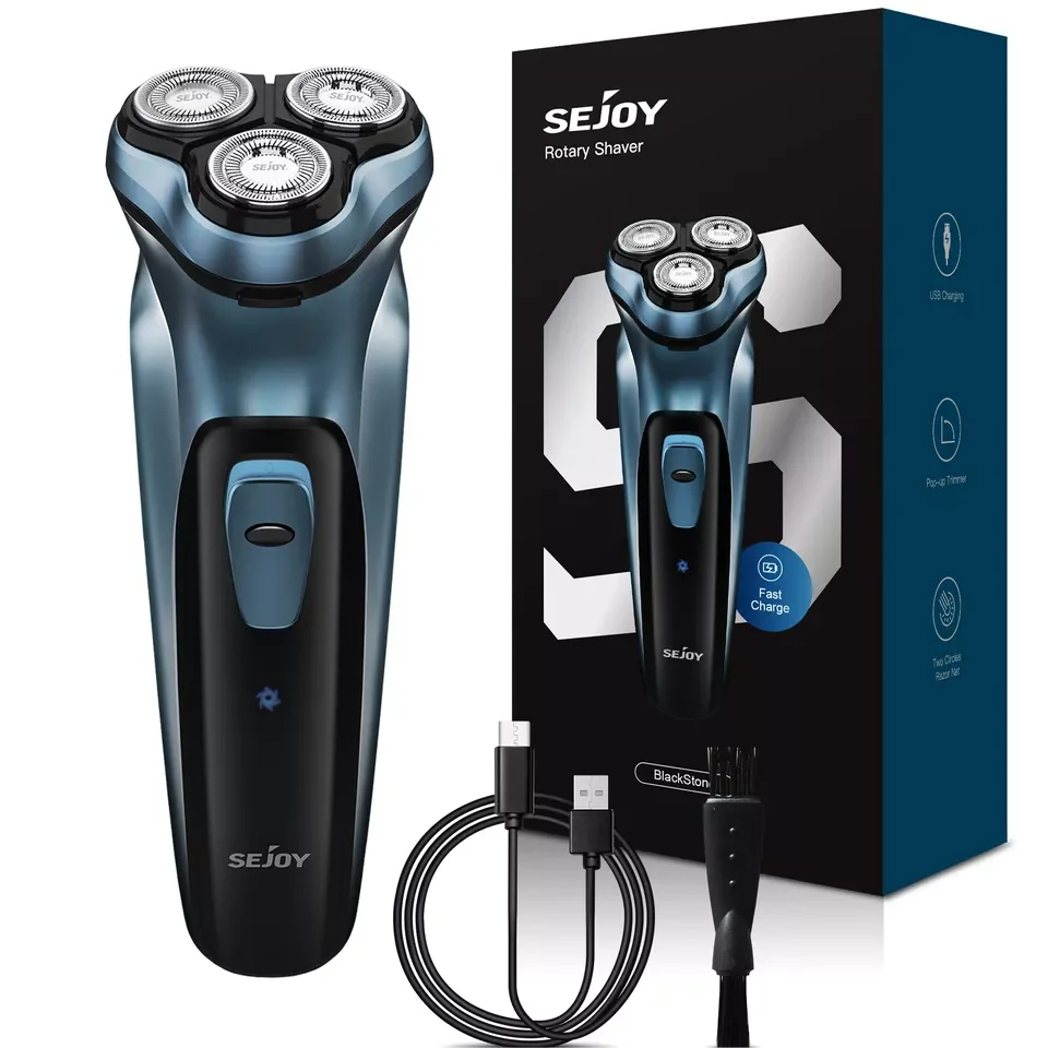 Sejoy Electric Razor For Men Rechargeable Shaver Floating Head