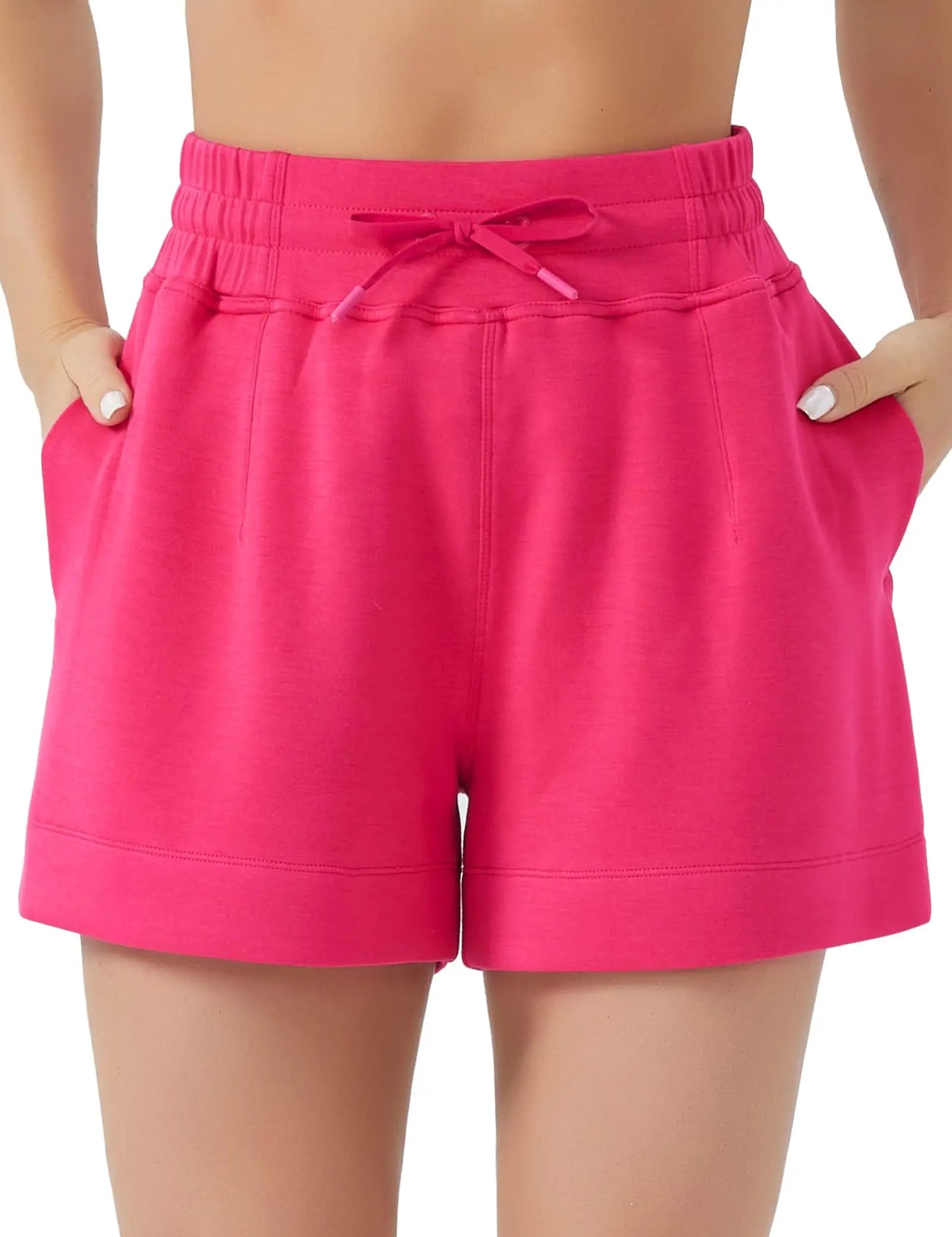 Women Drawstring High Waist Shorts Ultra Soft Comfort