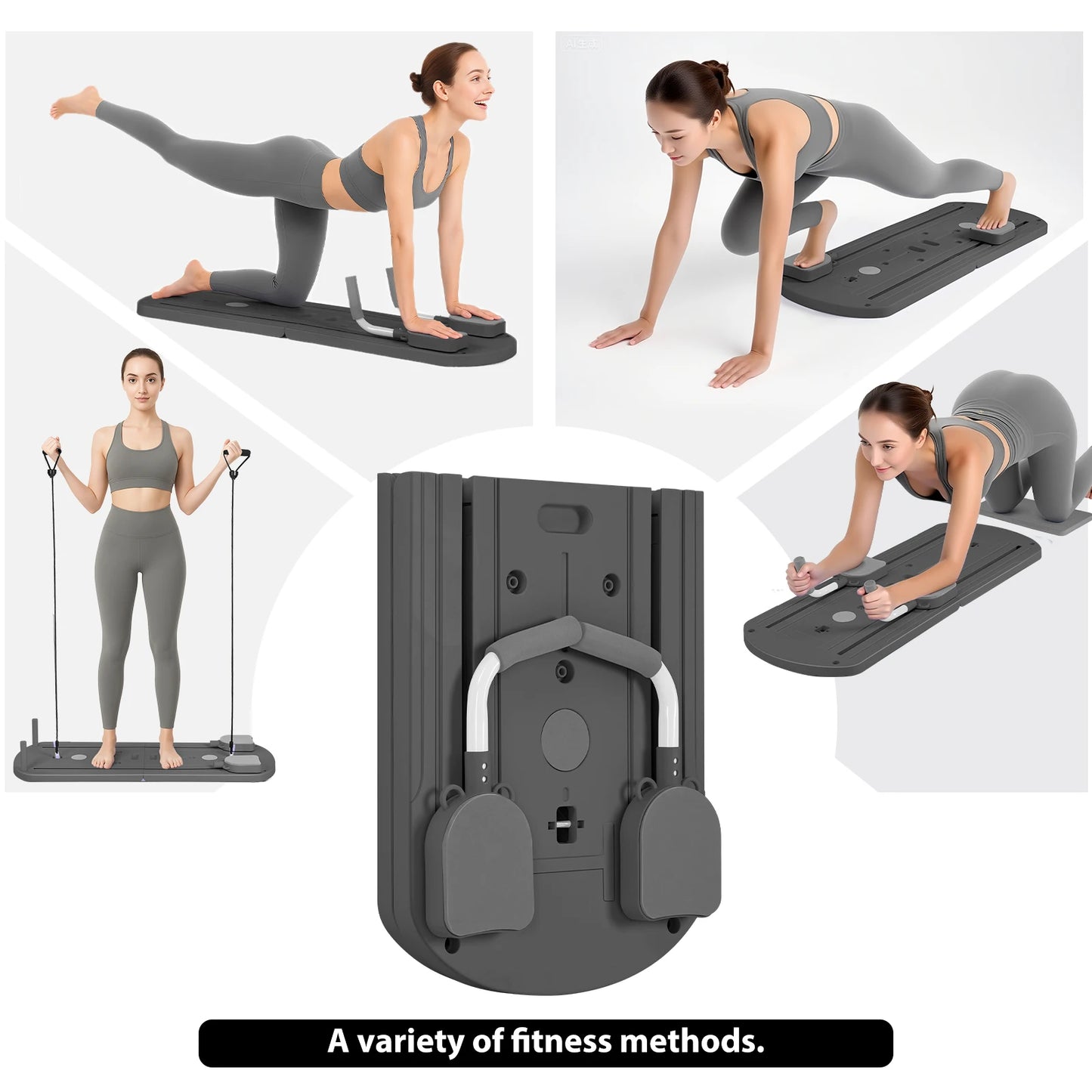 Abdominal Trainer 8-In-1 Core Strength Equipment For Home Gym
