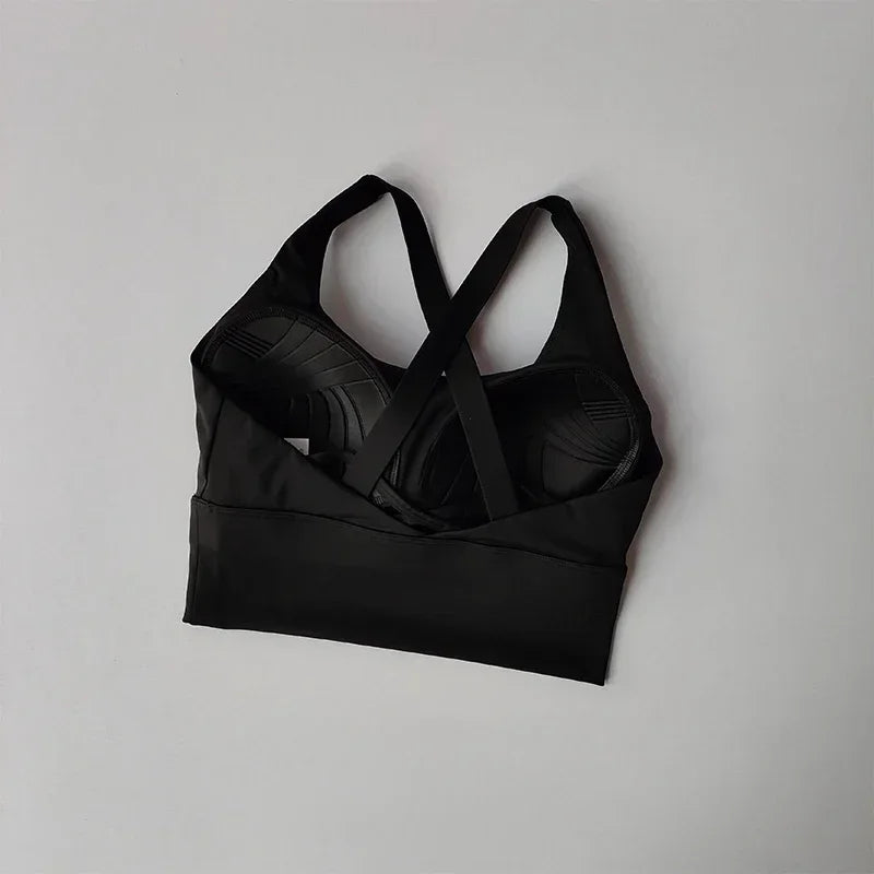 Push Up Sports Bra For Running And Yoga All In One Shock Proof