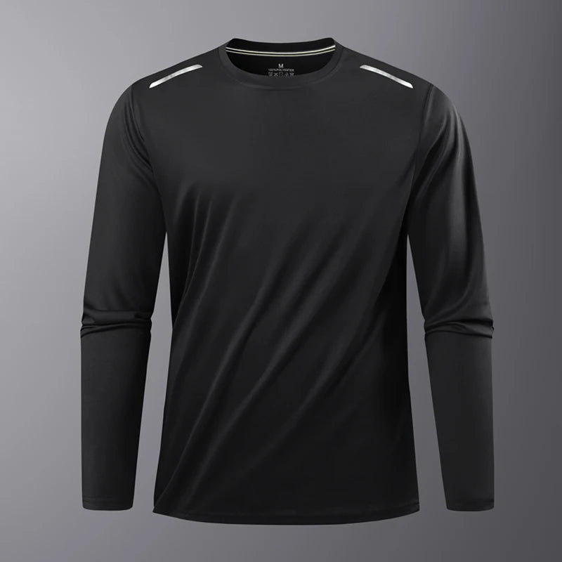 Ippolich Reflective Sport Gym Shirt For Men Quick Dry Running