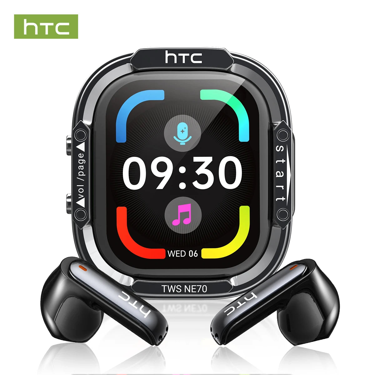 HTC NE70 Wireless Bluetooth Earphones With AI Translator 30 Hours