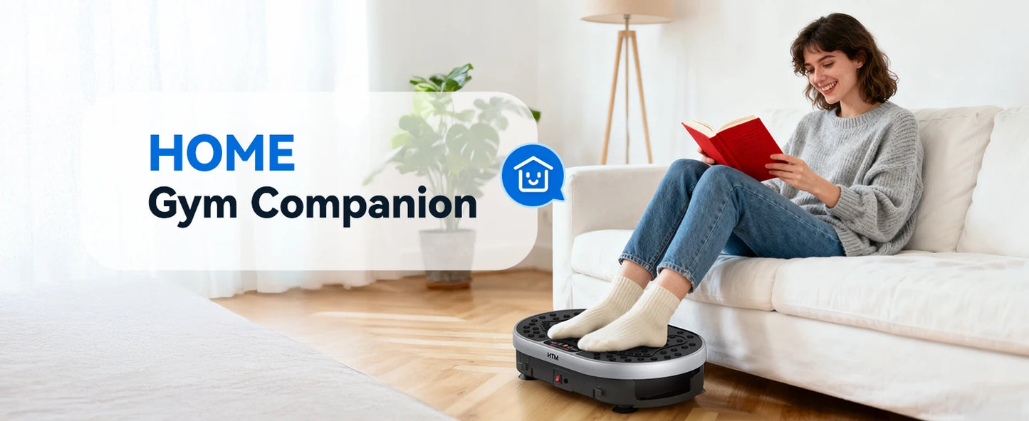 HTM Vibration Plate Exercise Machine With 120 Speed Levels