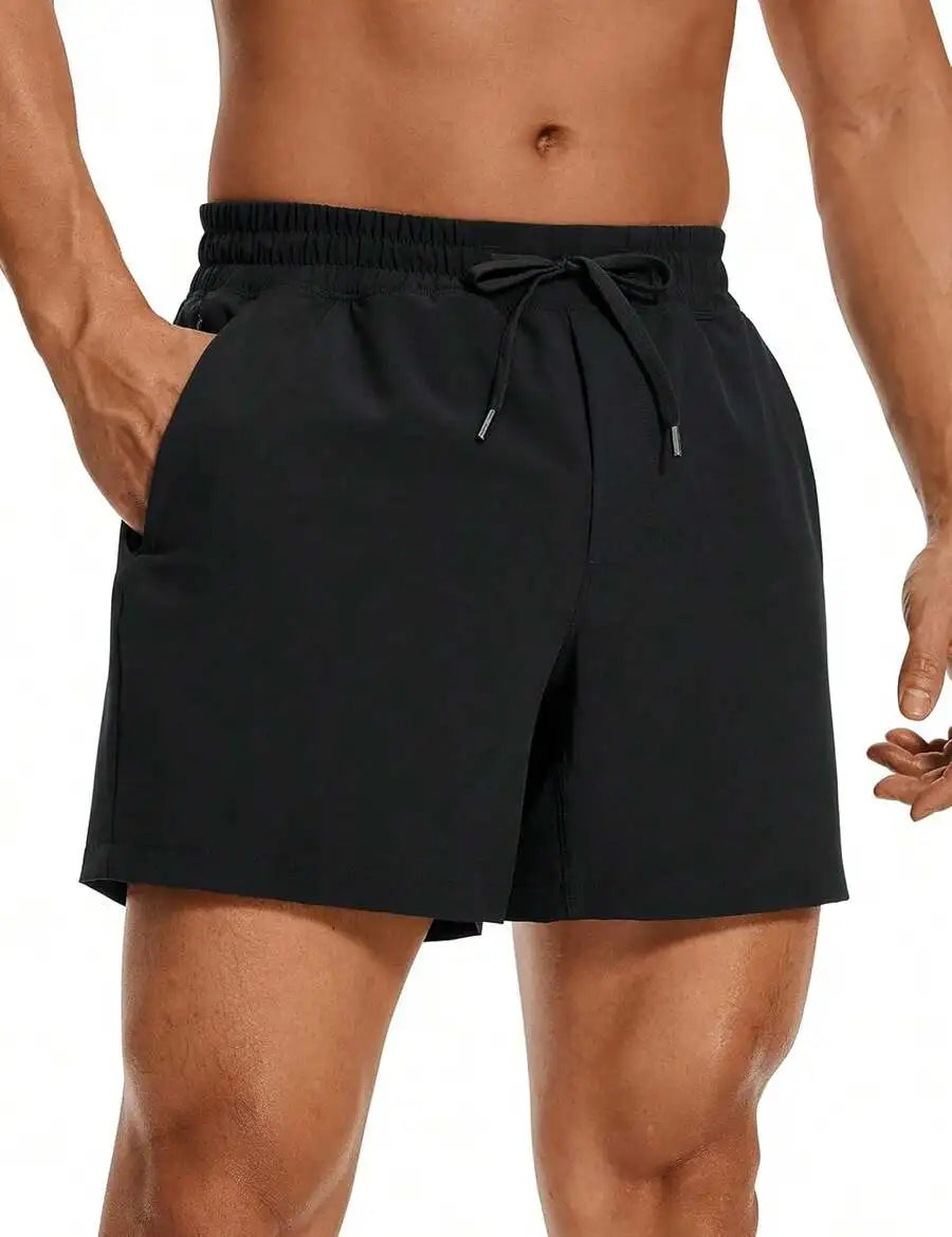 Men's Unlined Sports Shorts Lightweight Quick-Drying With Pockets