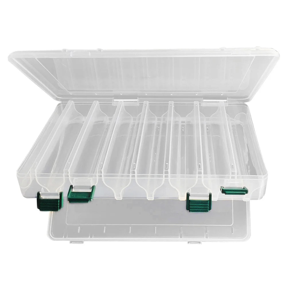 14 Grid Fishing Lure Box Large Capacity Double Sided Fishing Storage Case Portable Multifunctional for Fish Hook Lure Fake Bait