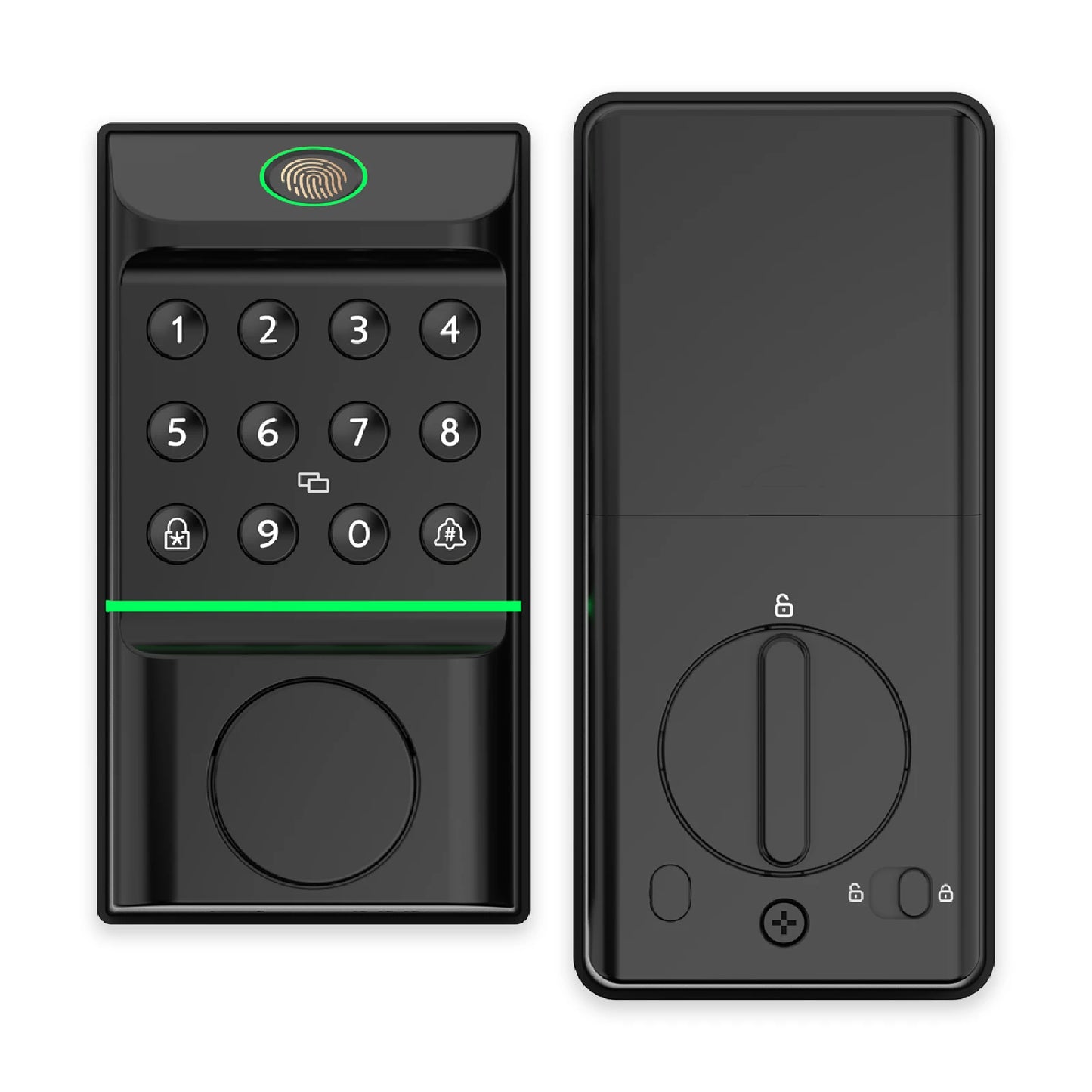 Viladepot Smart Fingerprint Door Lock With Bluetooth App Control