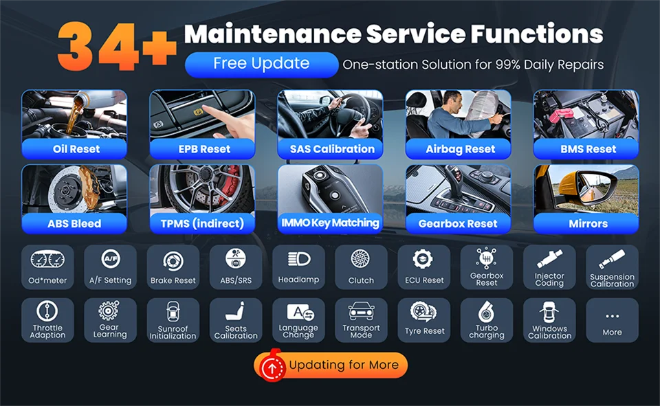 MUCAR OBD2 Diagnostic Tool 689BT CAN FD DOIP All Systems Scanner