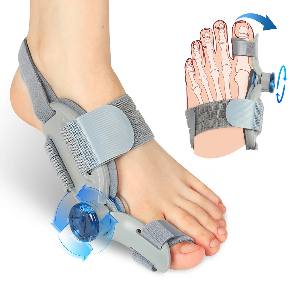 Unisex Rotatable Toe Separator for Foot Comfort and Pedicure