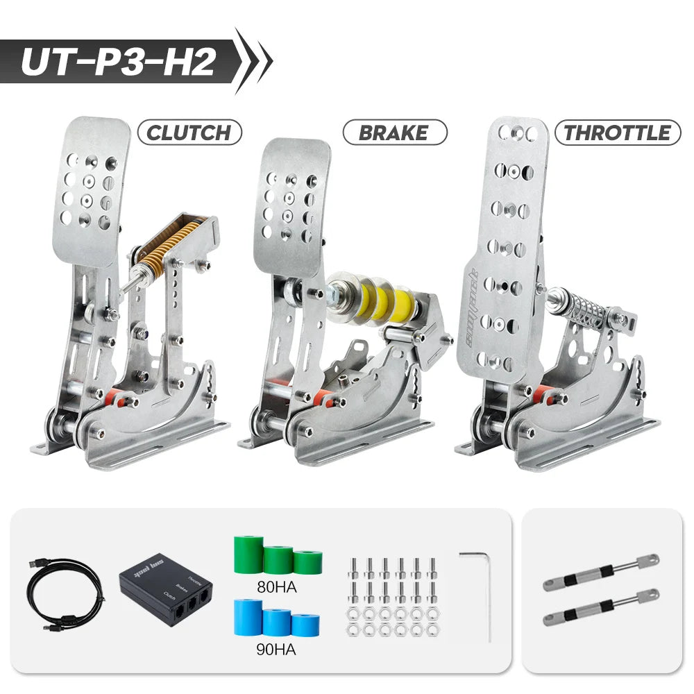 SimJack UT Pedals Sim Racing Load Cell Hydraulic Pedal
