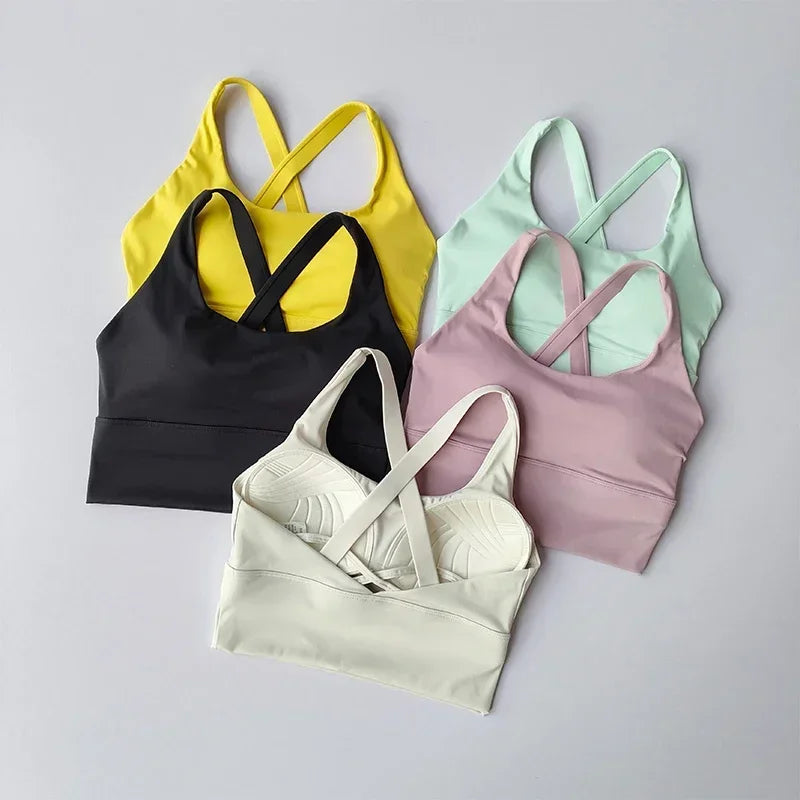 Push Up Sports Bra For Running And Yoga All In One Shock Proof