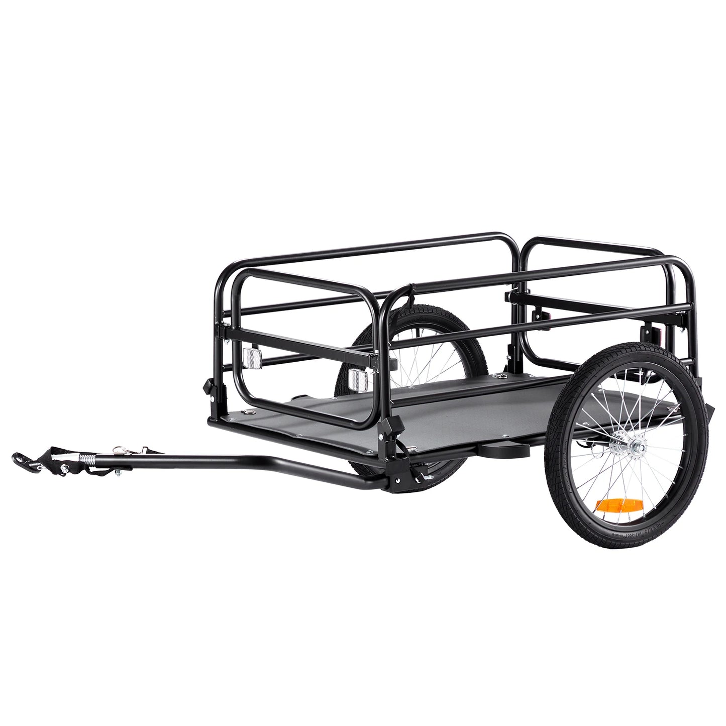 SucceBuy Bike Cargo Trailer Foldable Wagon Cart