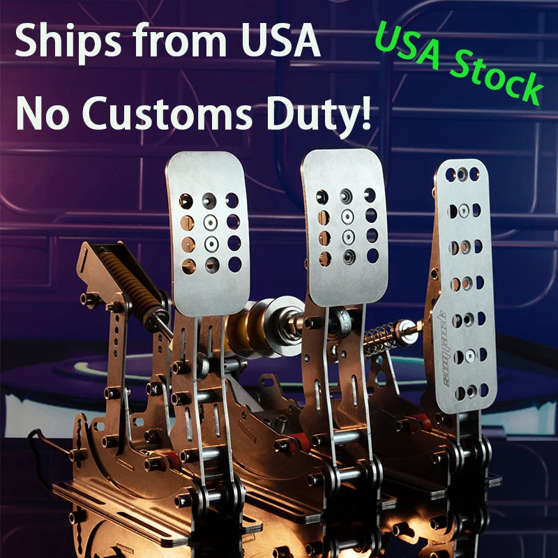 SimJack UT Pedals Sim Racing PC Load Cell Hydraulic Pedals
