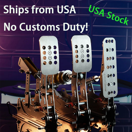 SimJack UT Pedals Sim Racing Load Cell Hydraulic Pedal