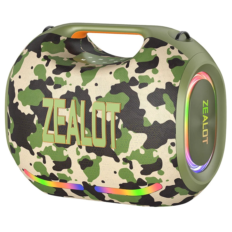 ZEALOT 250W Wireless TWS Subwoofer Waterproof Bluetooth Speaker HiFi Sound