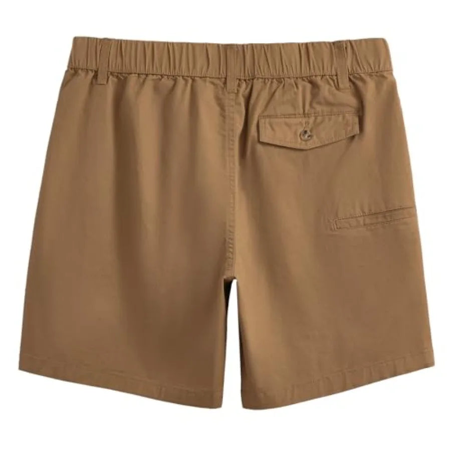 Maamgic Men's Classic-Fit Cotton Casual Shorts With Elastic Waistband