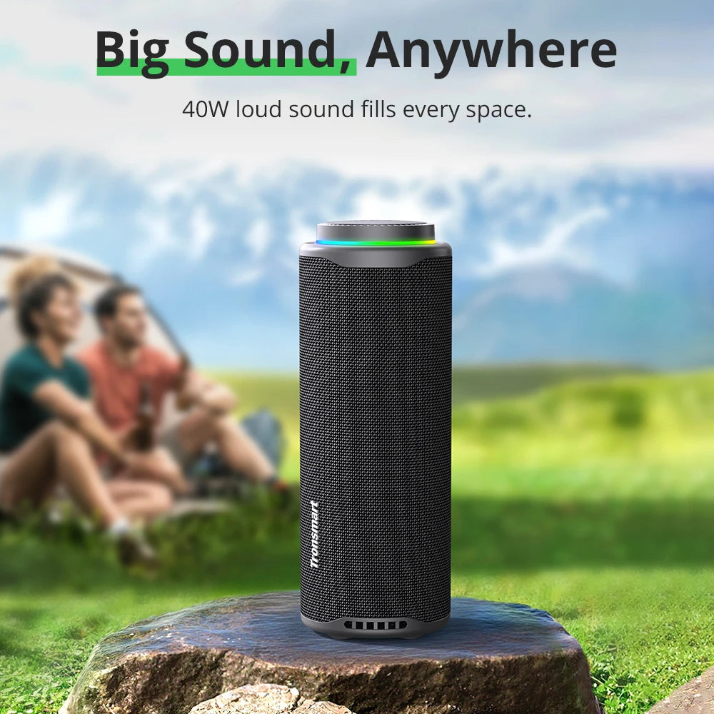 Tronsmart T8 Portable Bluetooth Speaker 40W Deep Bass Waterproof IPX7