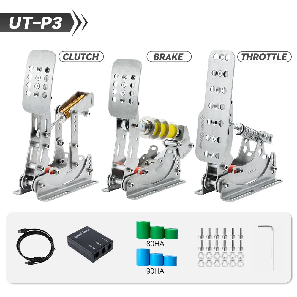 SimJack UT Pedals Sim Racing Load Cell Hydraulic Pedal