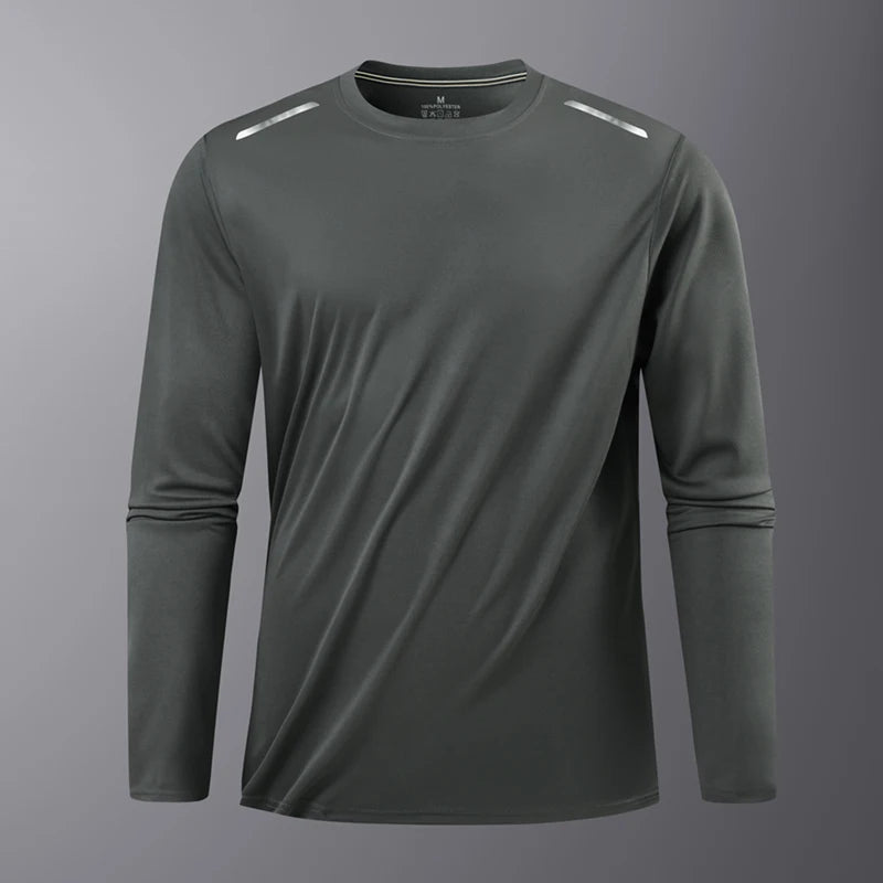 Ippolich Reflective Sport Gym Shirt For Men Quick Dry Running