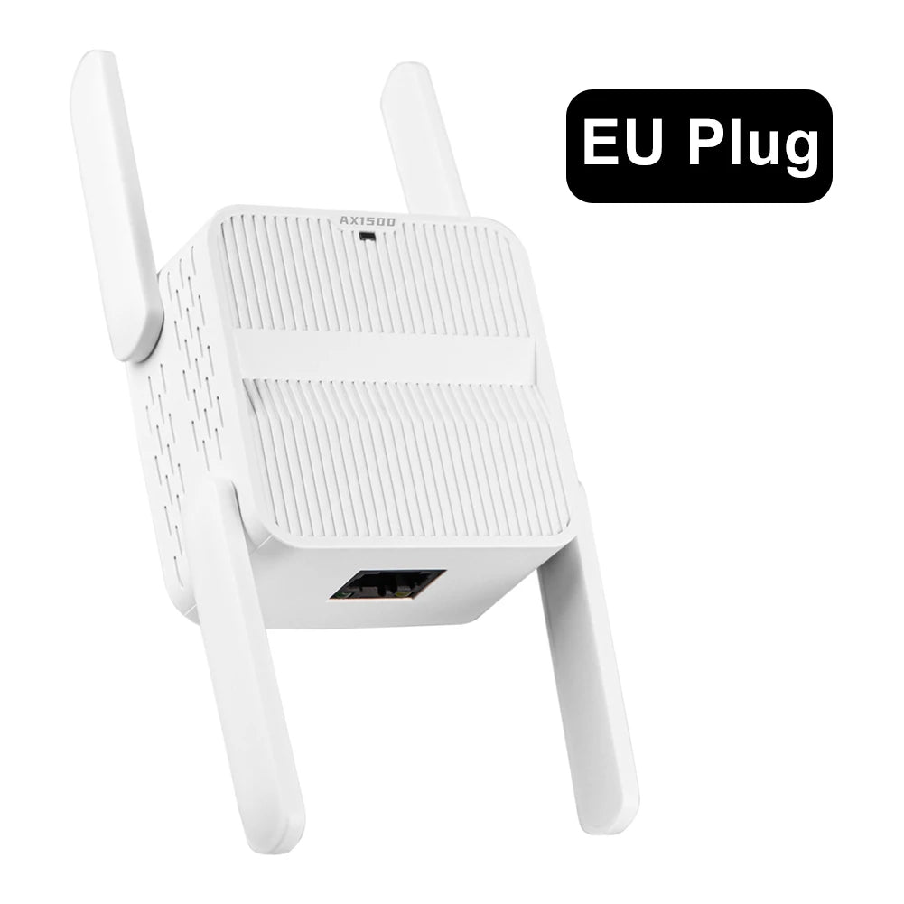 WiFi 6 Repeater Extender 1500Mbps WiFi 6 Range Extender Dual Band 2.4G/5GHz Wi-Fi Booster with Ethernet Port Long Range Amplifer