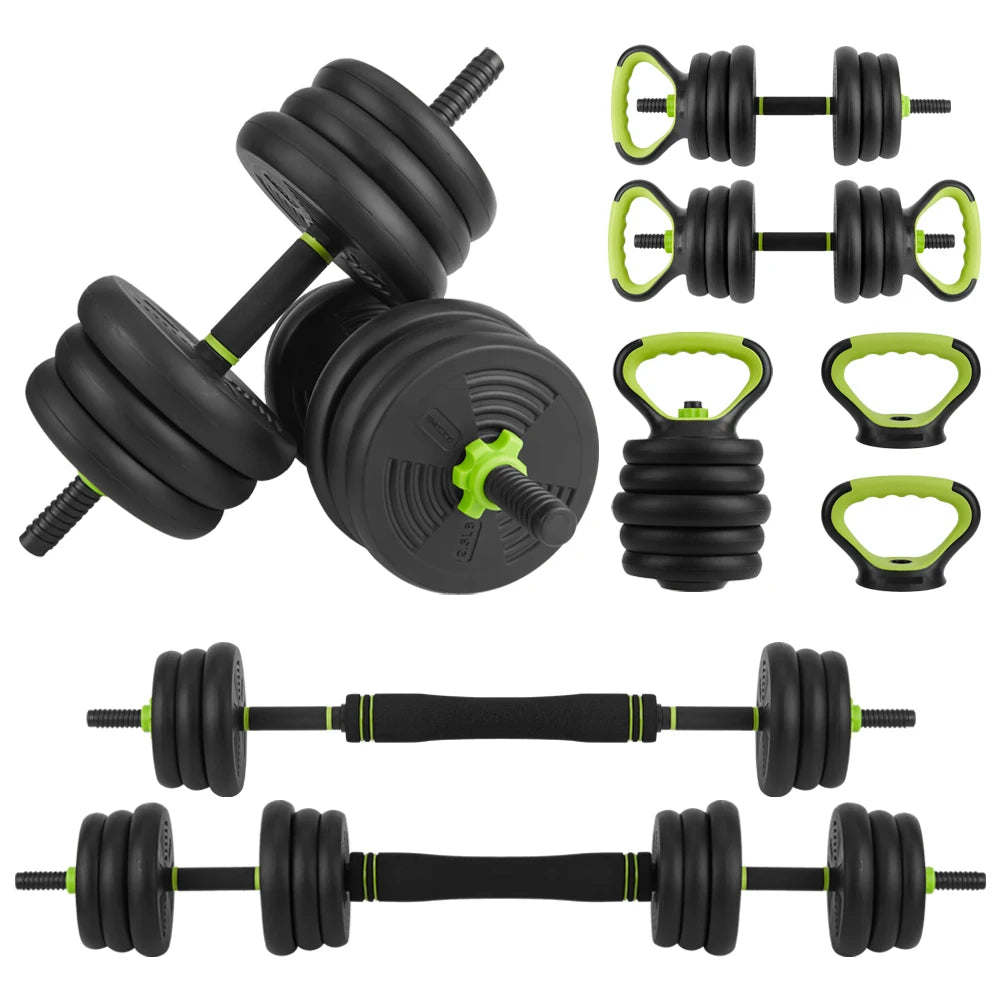 TWISTER.CK Adjustable Dumbbell Set for Home Gym with Connector