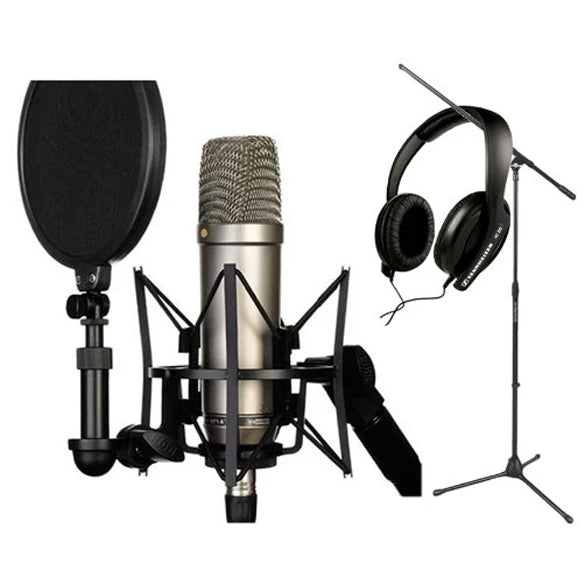 Mic Shock Mount Holder Professional Microphone Stand Shock Mount with Shield Filter Screen Studio Stand