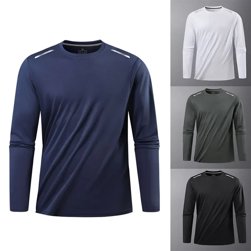 Ippolich Reflective Sport Gym Shirt For Men Quick Dry Running