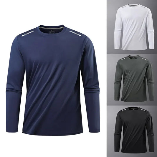 Ippolich Reflective Sport Gym Shirt For Men Quick Dry Running