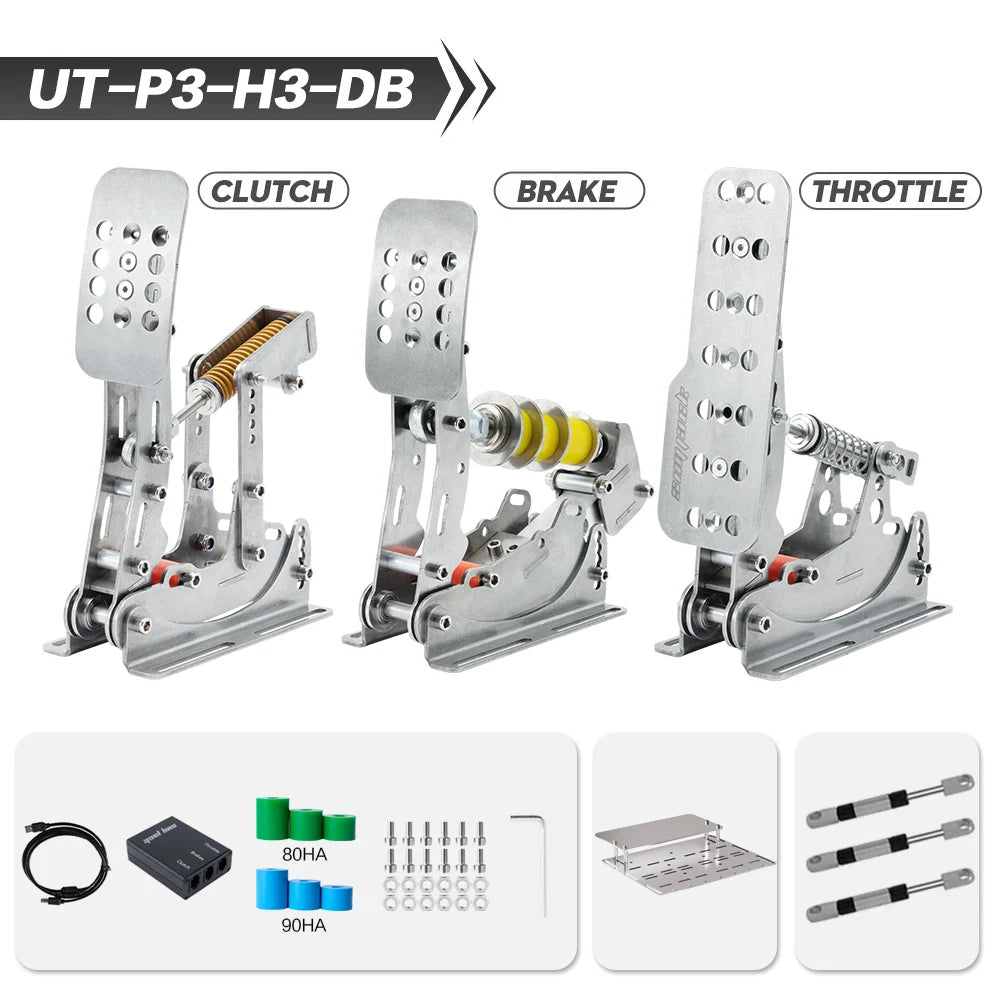 SimJack UT Pedals Sim Racing PC Load Cell Hydraulic Pedals
