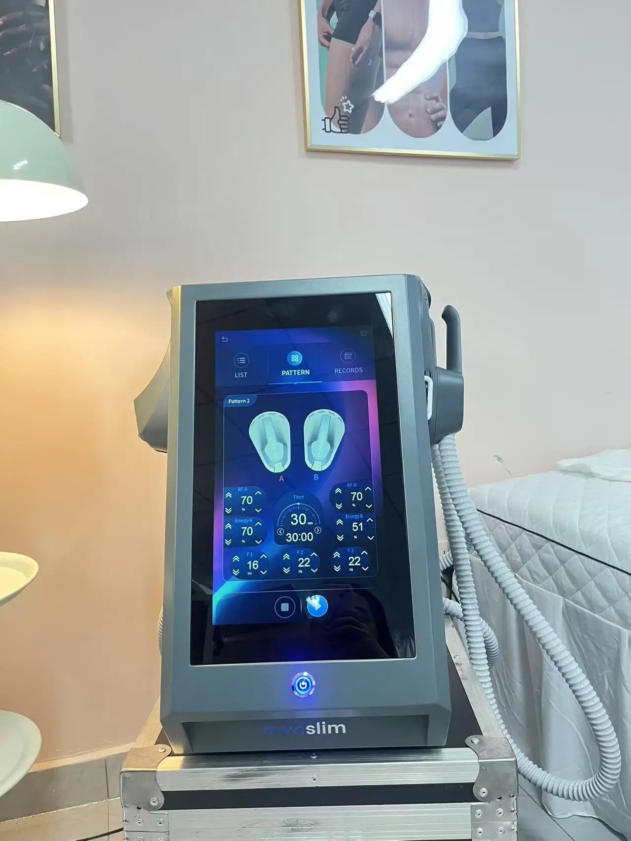 Myoslim Slimming Machine Lose Weight Nova Masajeadores Muscular Electro Muscle Stimulation Body Sculpt Butt Build